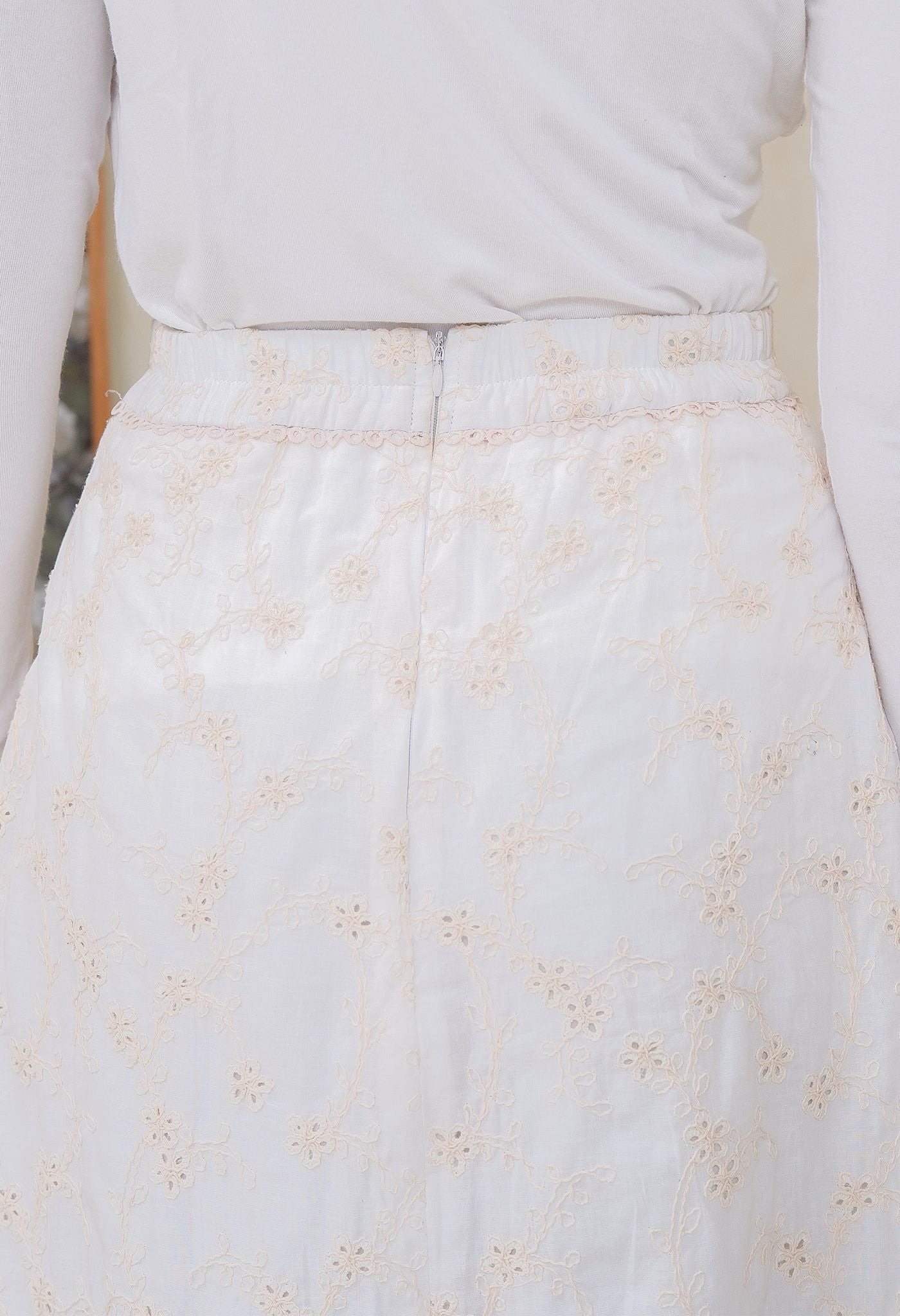 Posie Skirt White