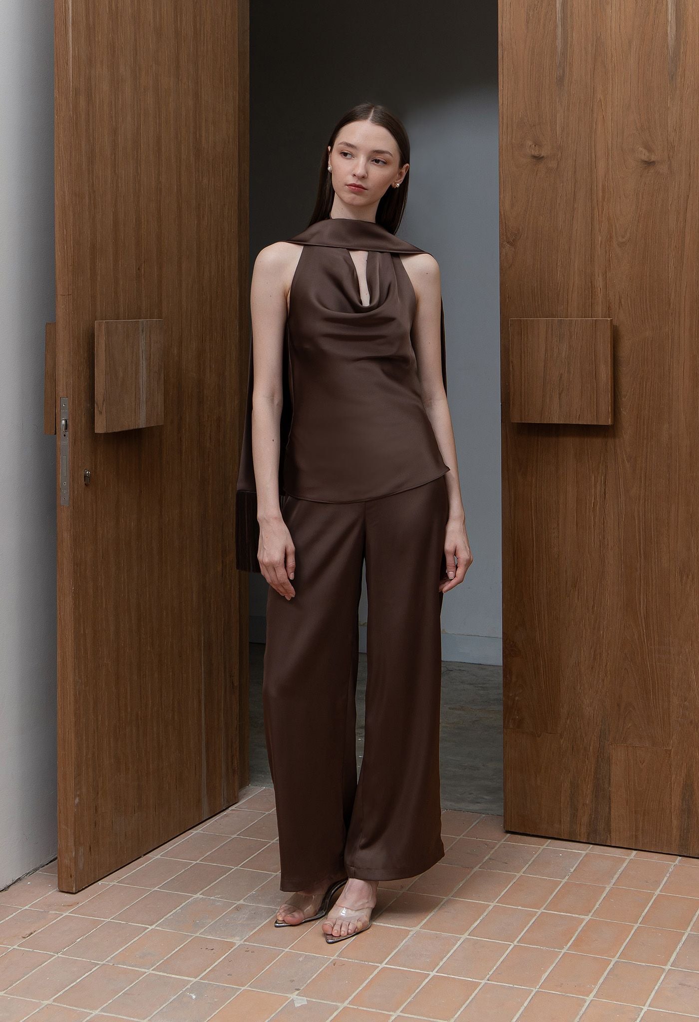 Mare Top in Taupe