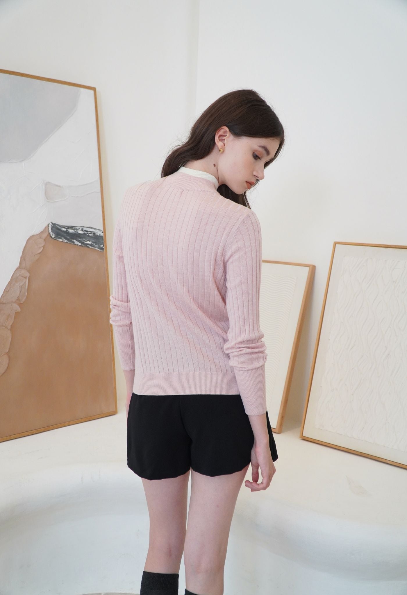 Doris Sweater Powder Pink