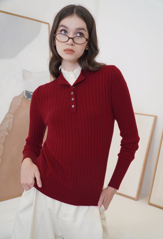 Doris Sweater Red
