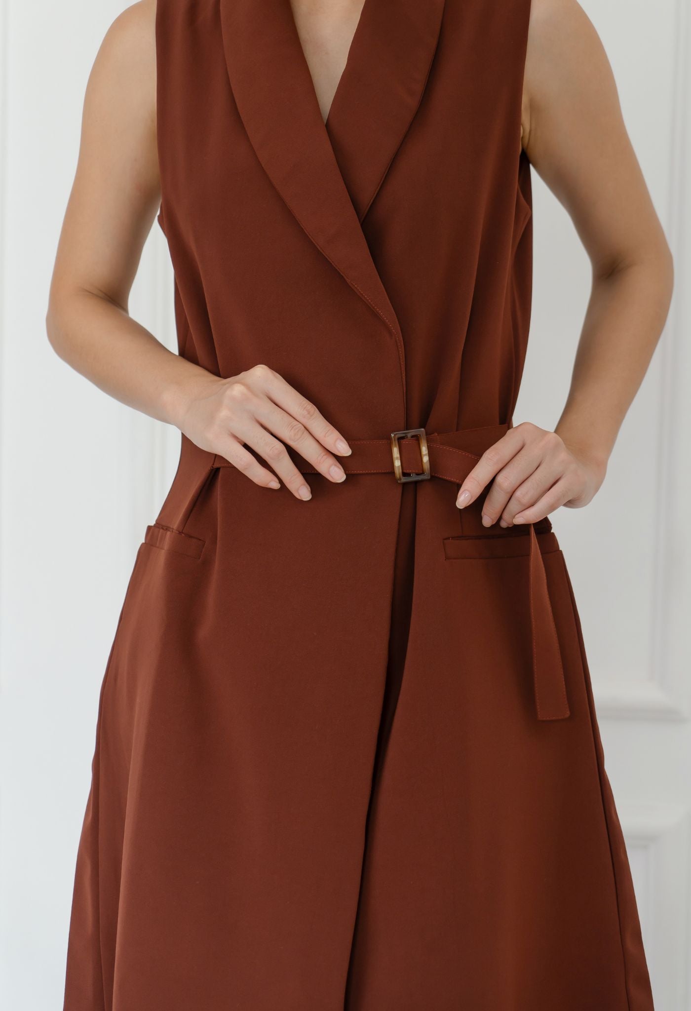 Edith Dress Caramel