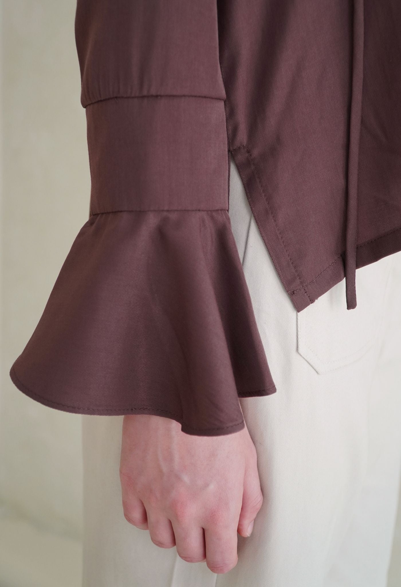 Agnes Blouse Brown