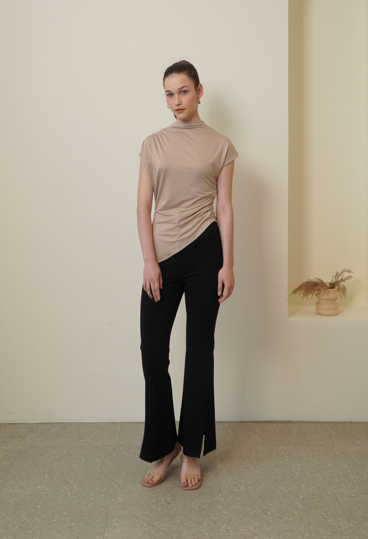 Juno Top Taupe