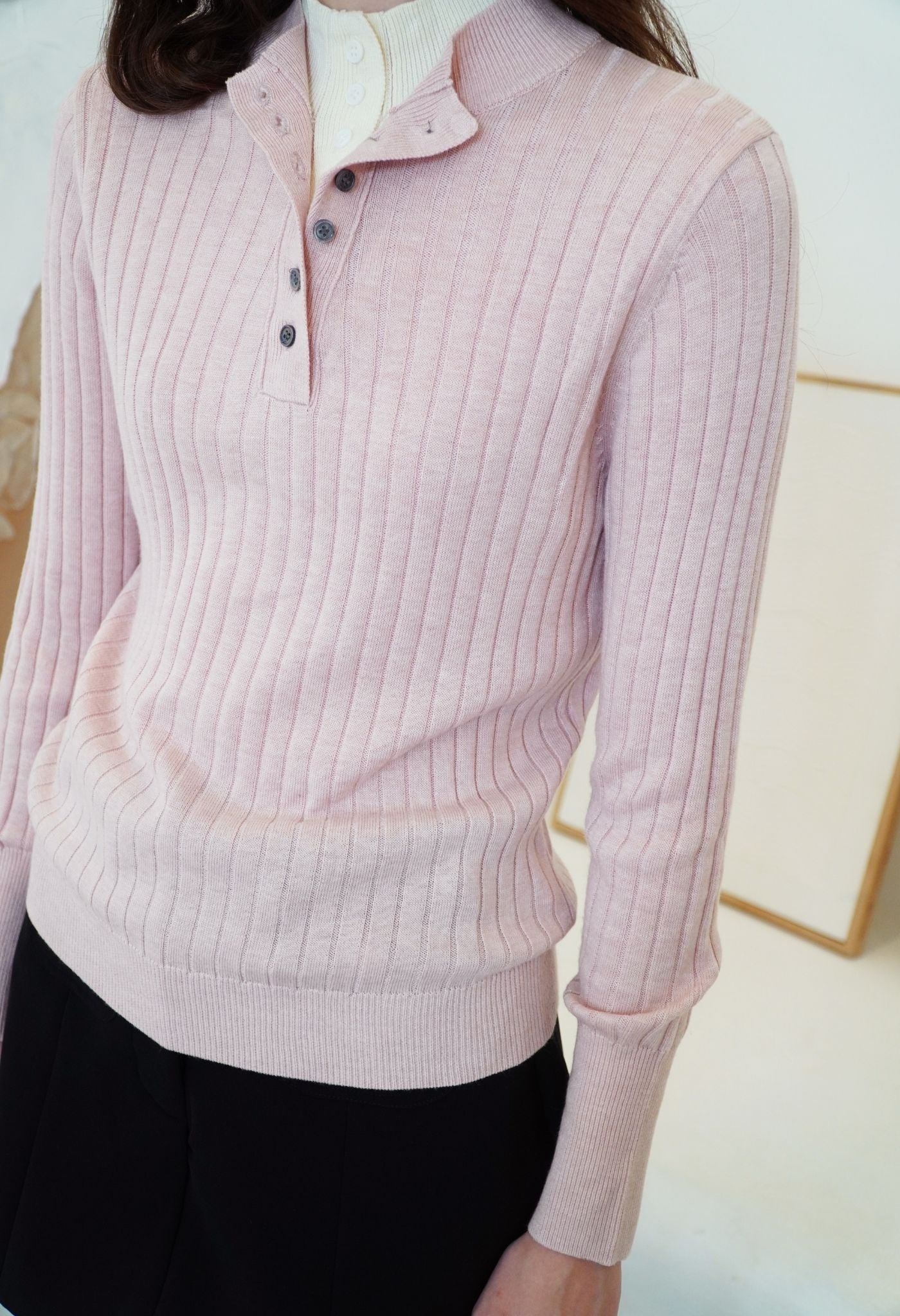 Doris Sweater Powder Pink