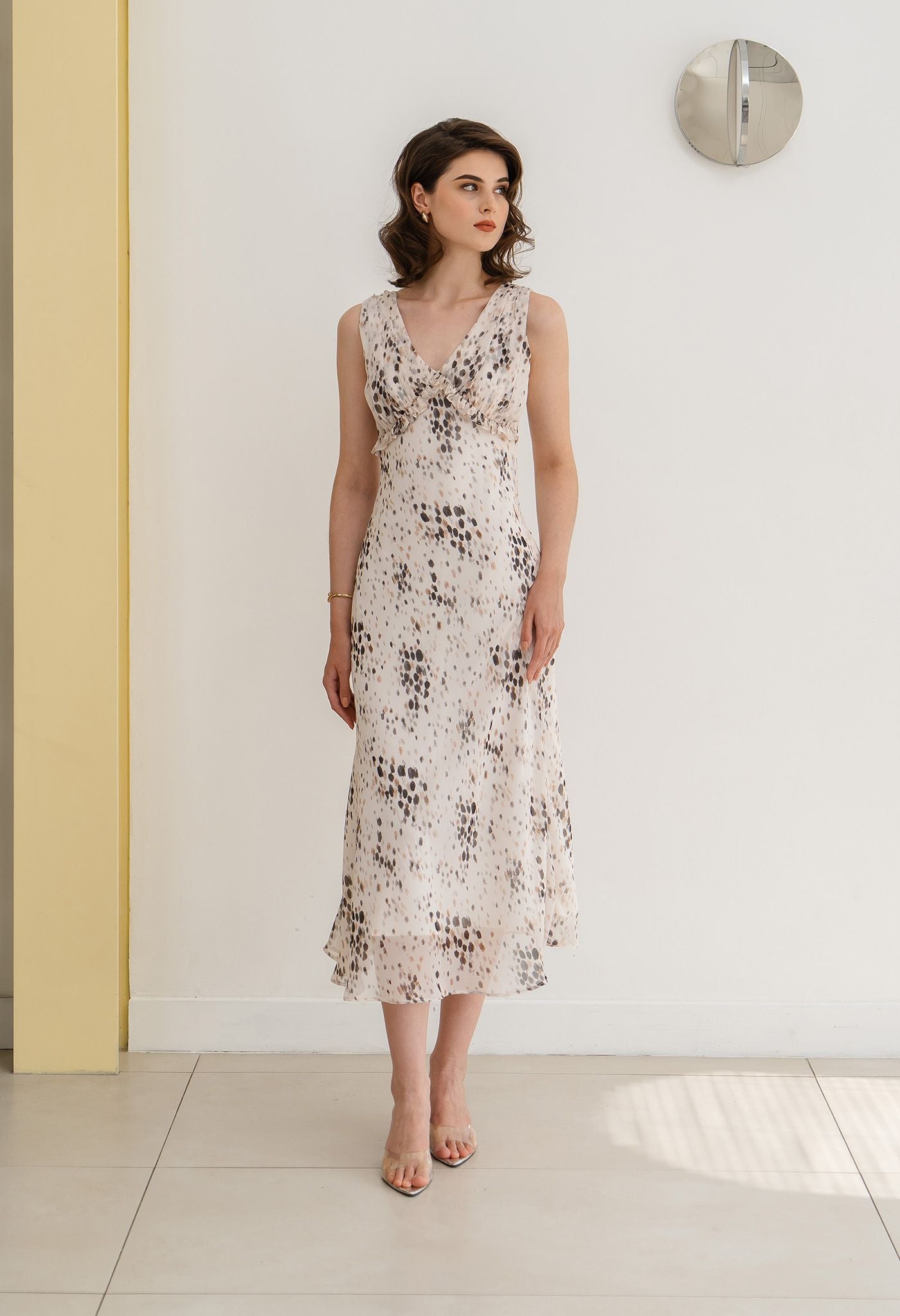 Gillian Dress Beige