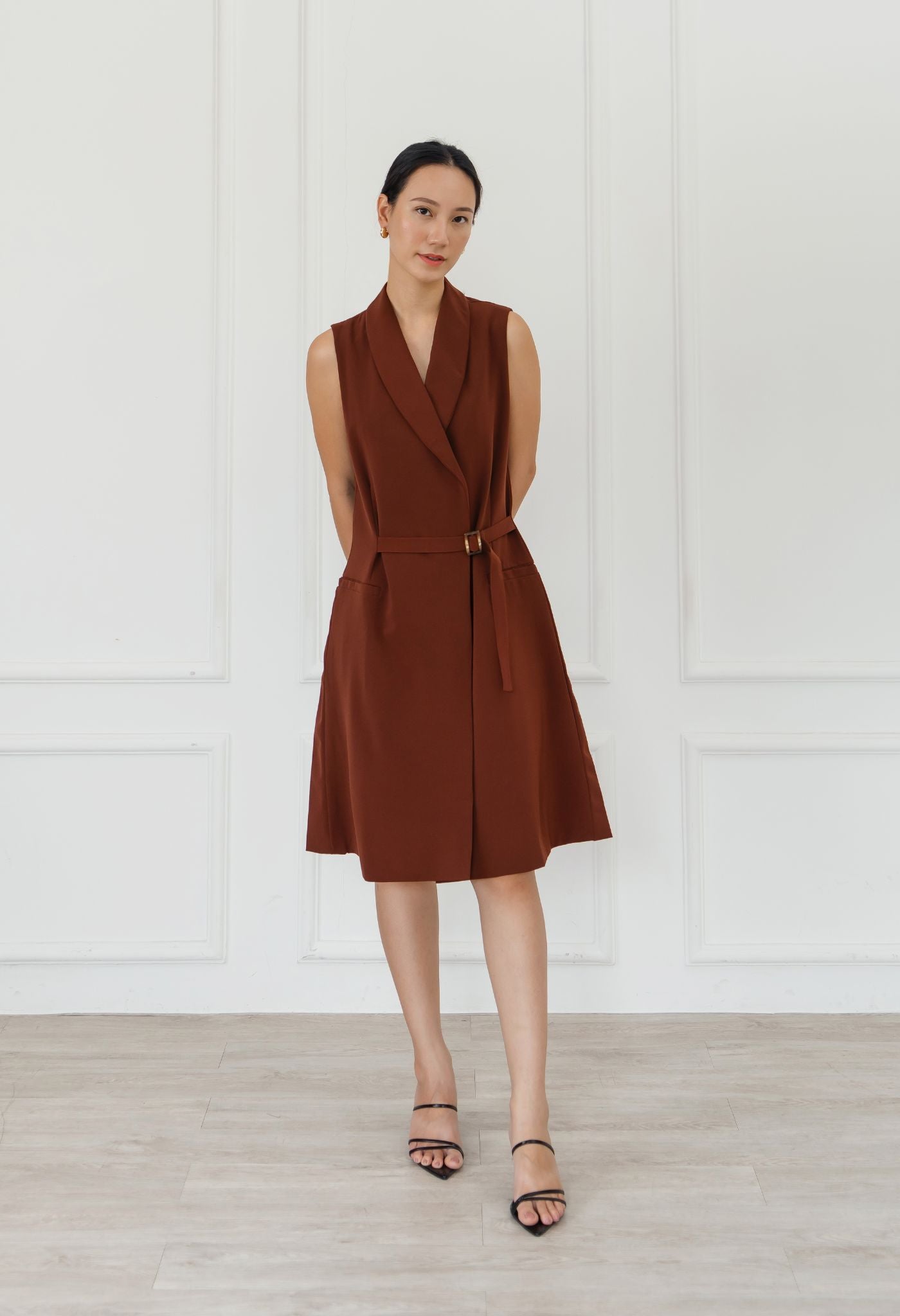 Edith Dress Caramel