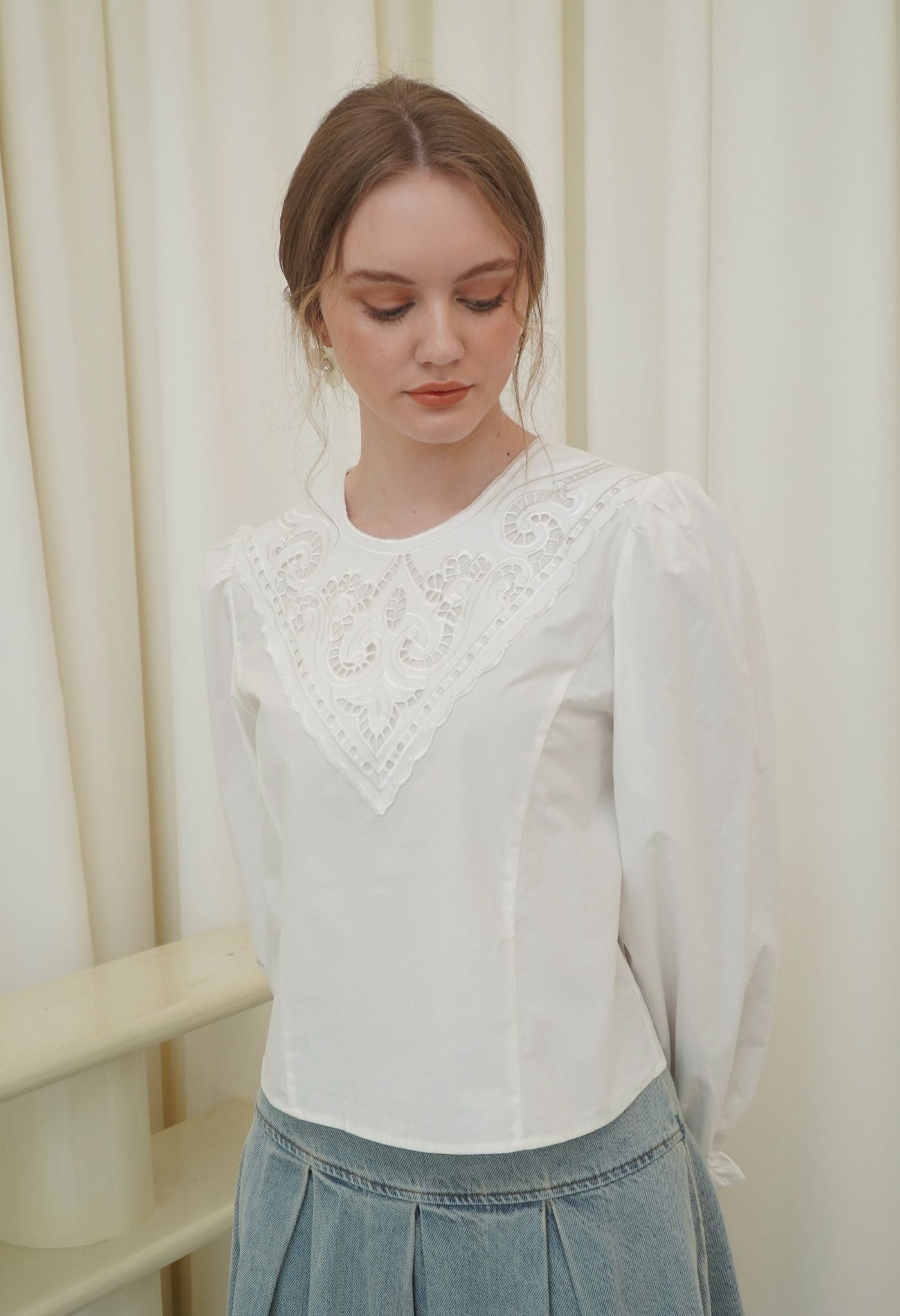 Eden Blouse White