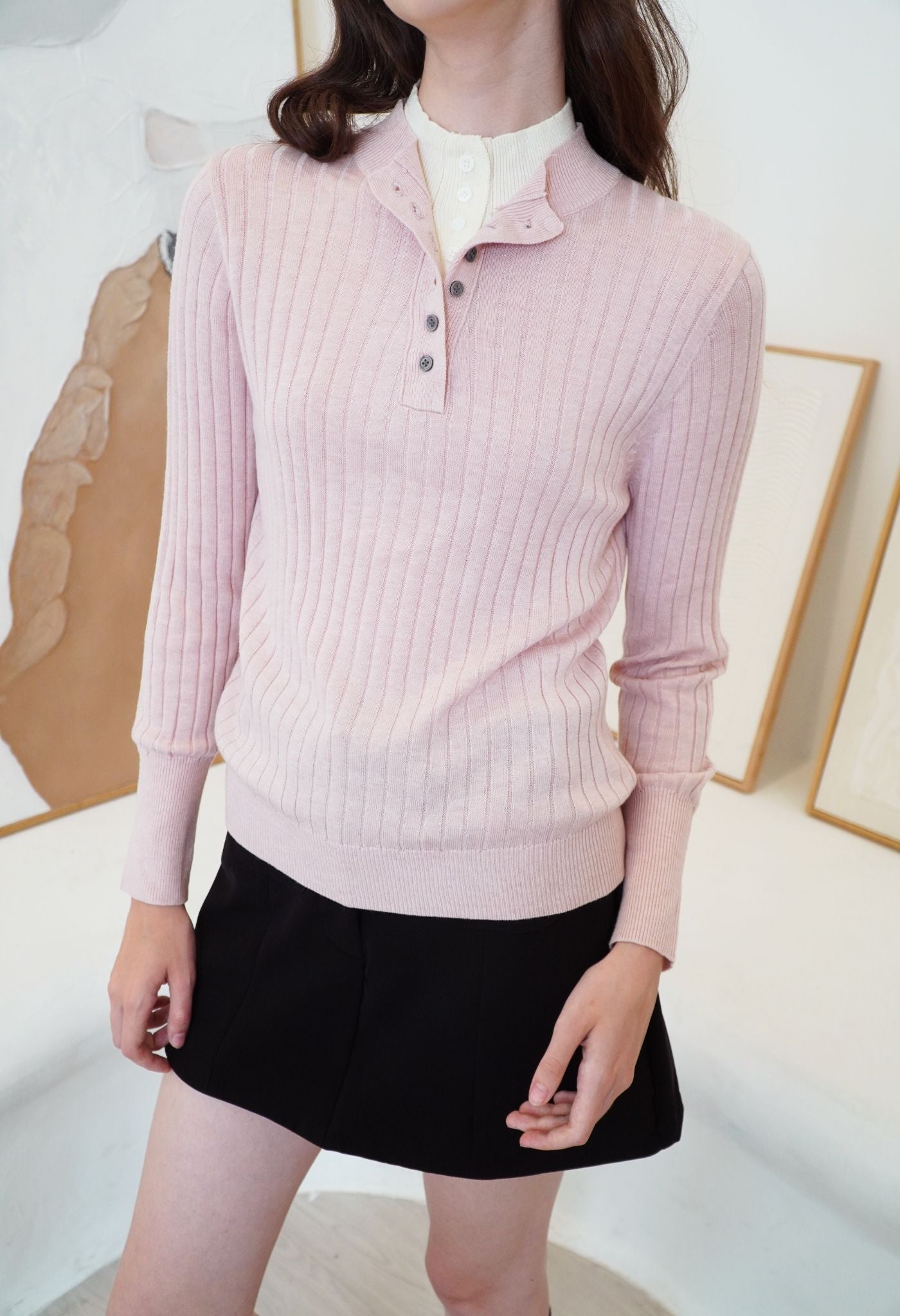Doris Sweater Powder Pink