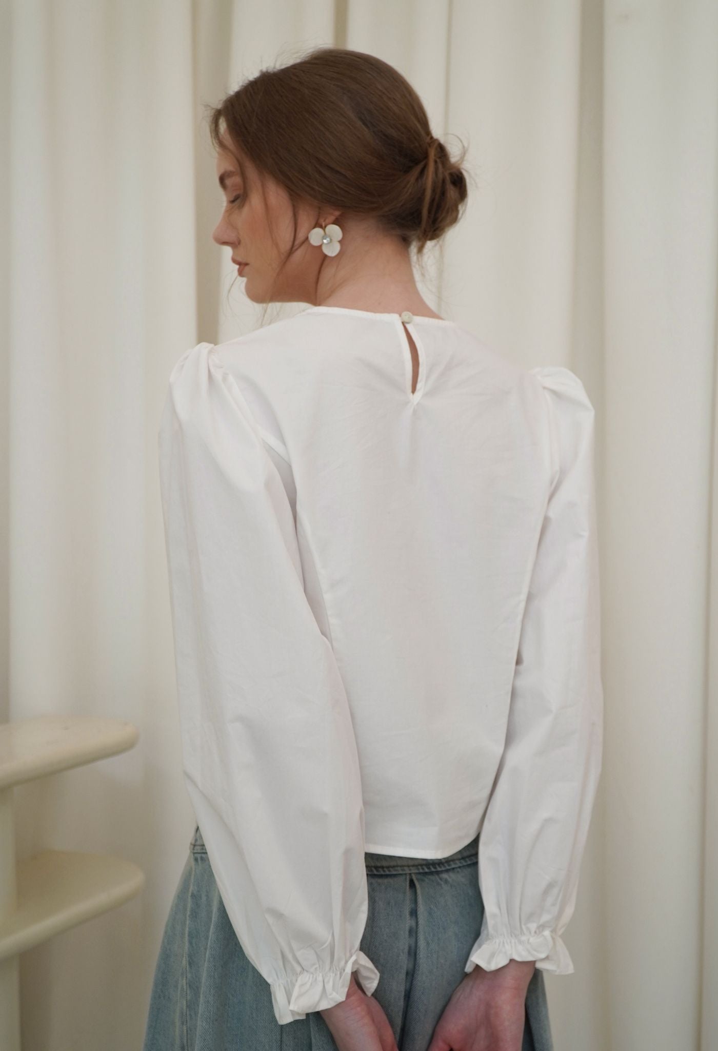 Eden Blouse White
