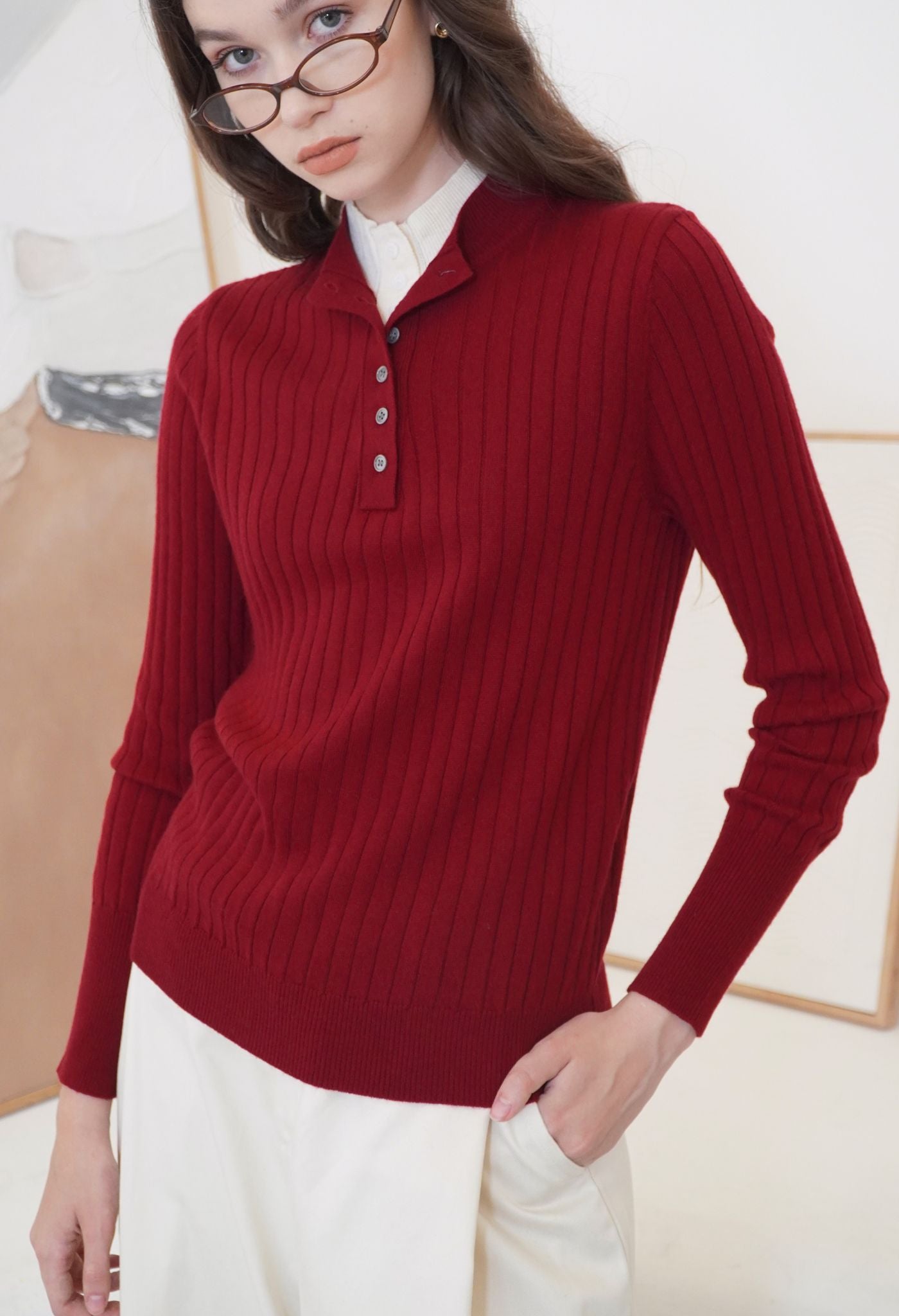 Doris Sweater Red