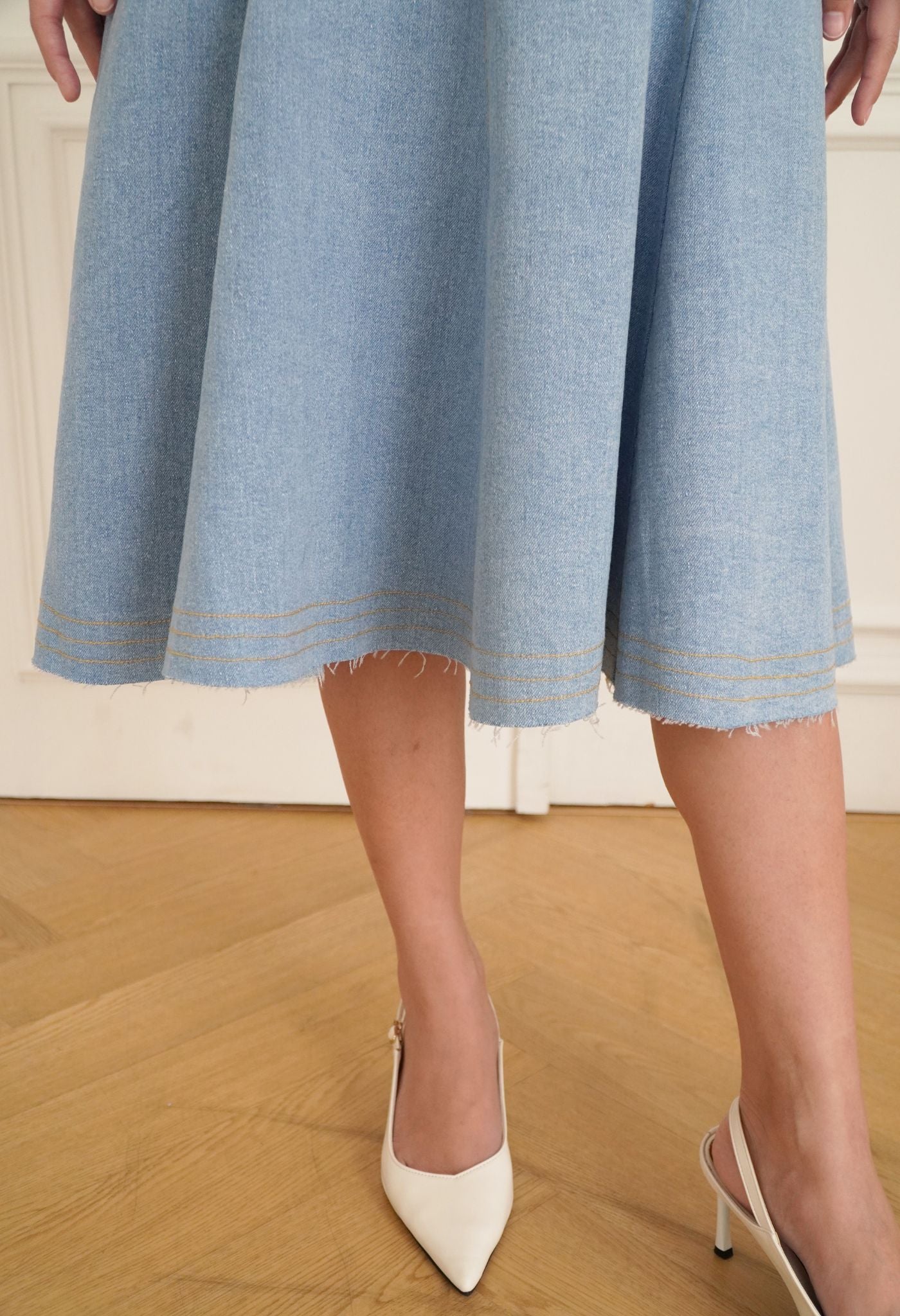 Soren Denim Skirt Medium Blue