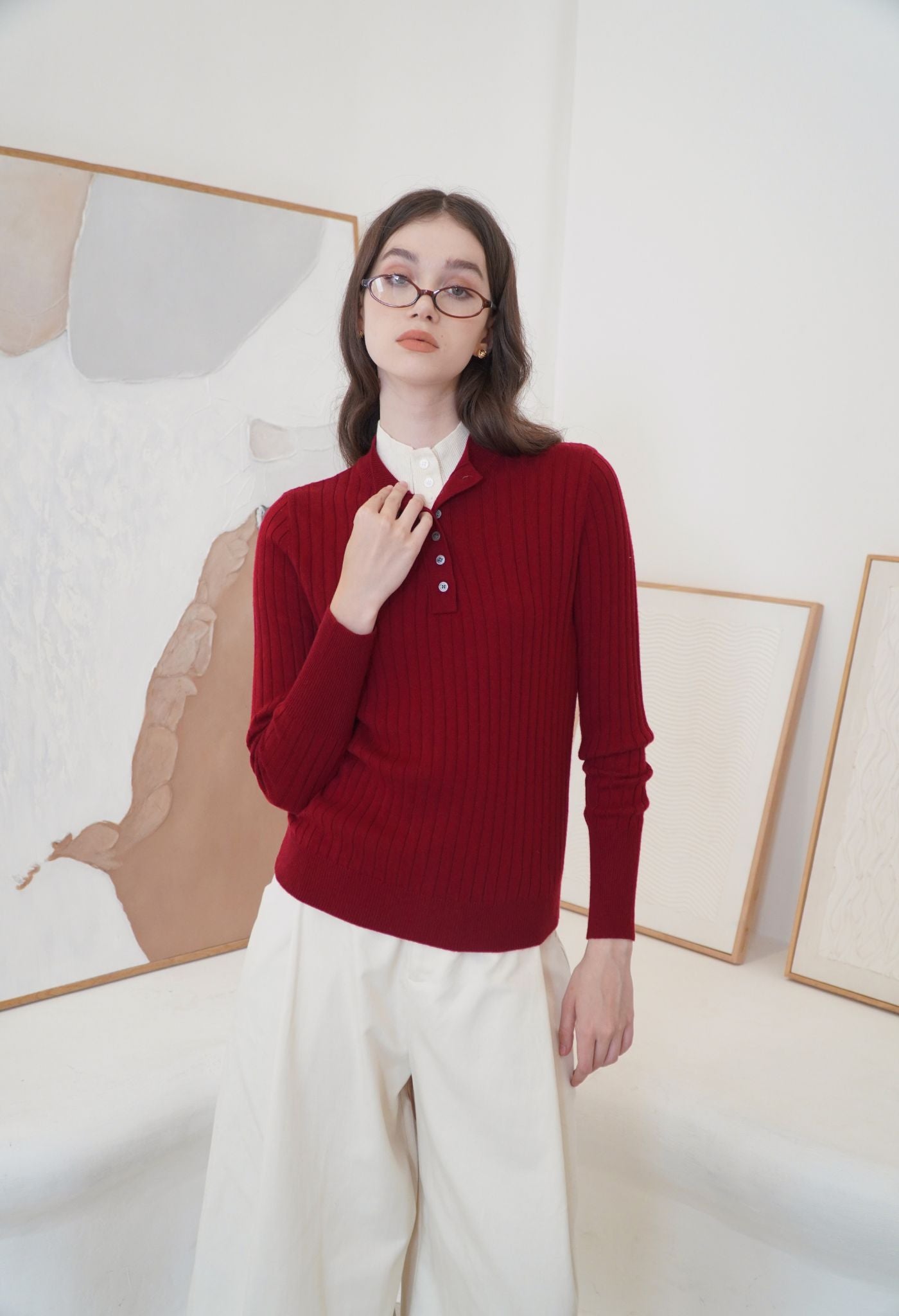 Doris Sweater Red