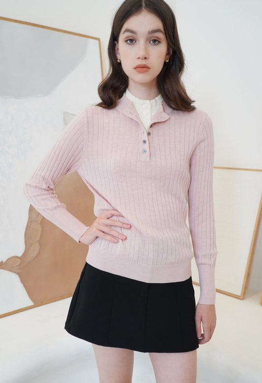 Doris Sweater Powder Pink