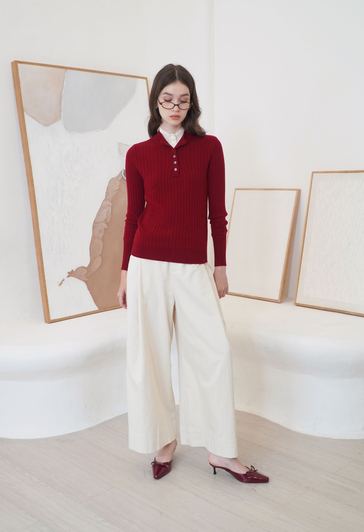 Doris Sweater Red
