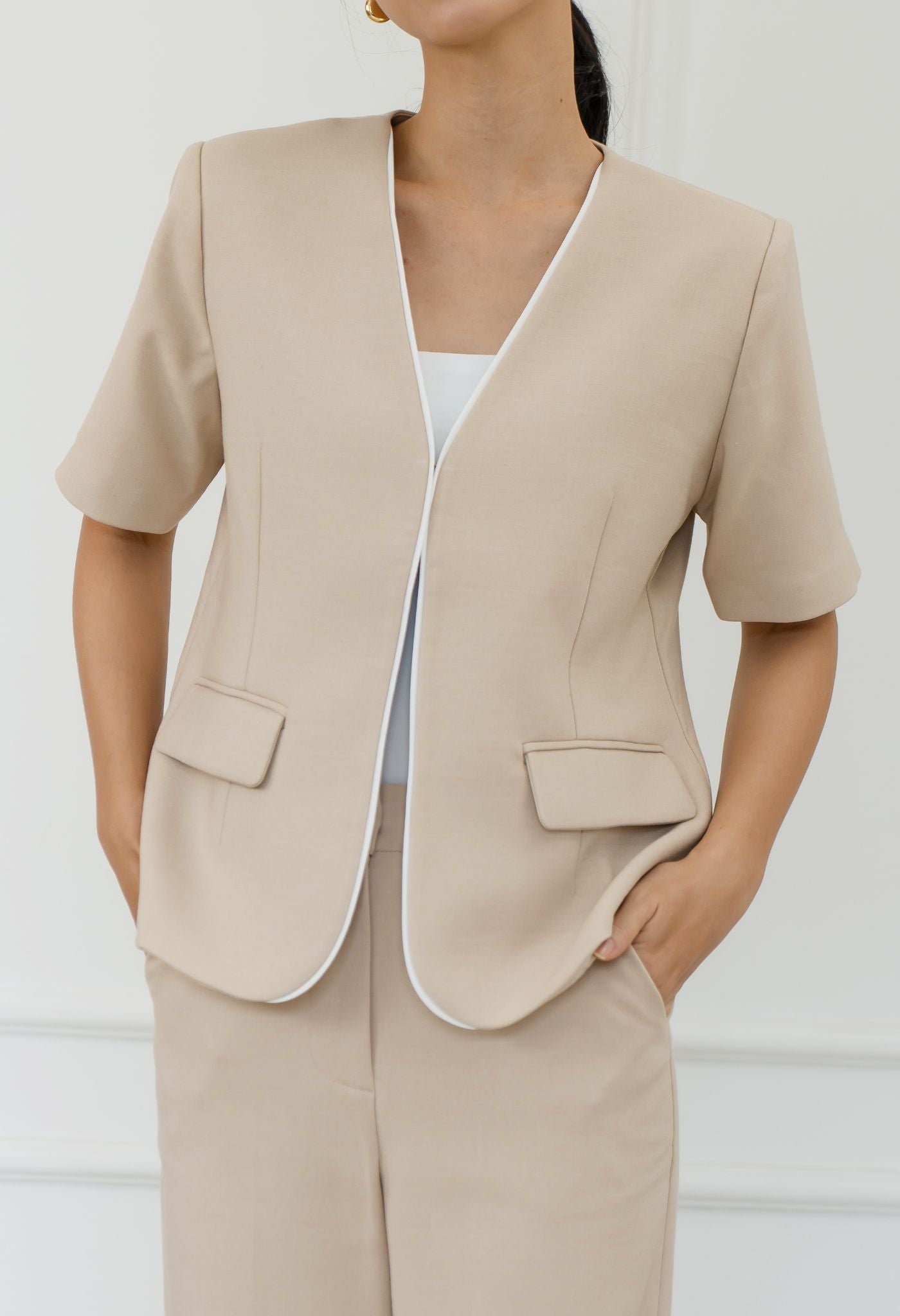 Vonda Blazer Khaki