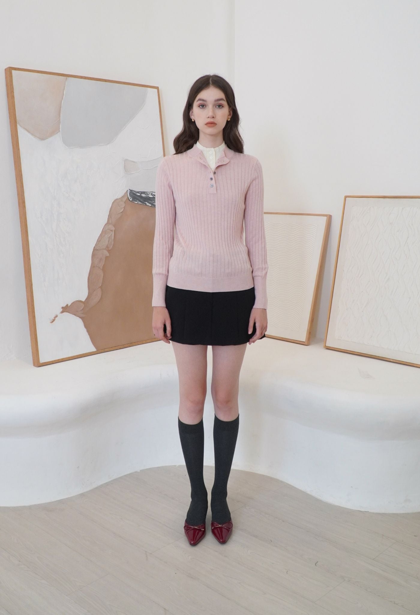 Doris Sweater Powder Pink