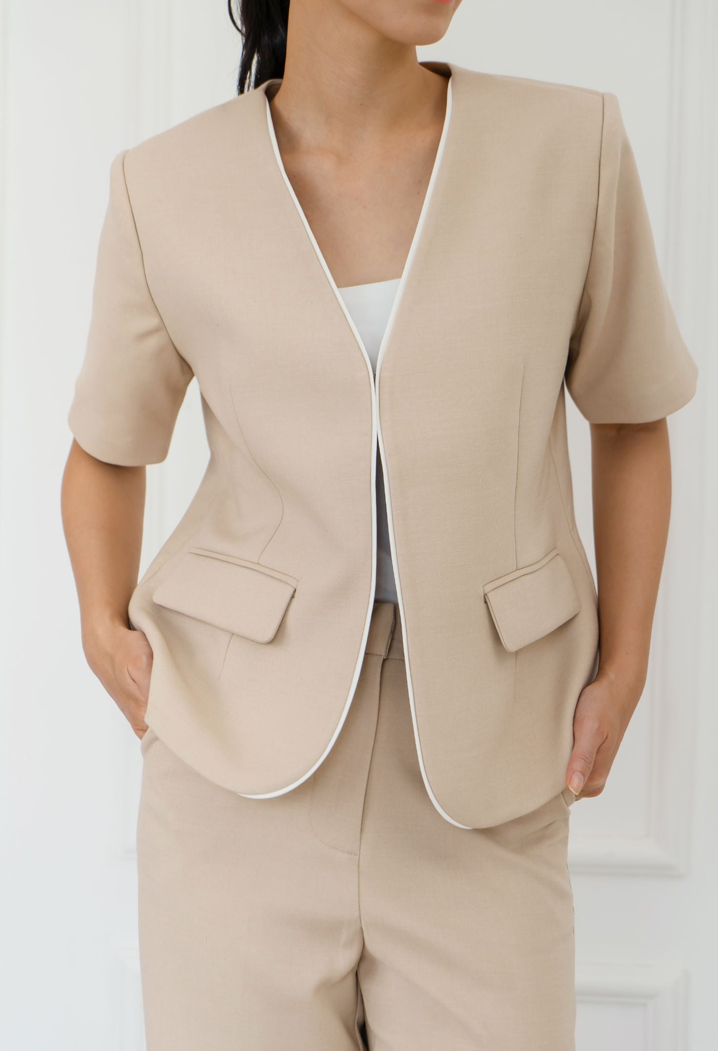 Vonda Blazer Khaki
