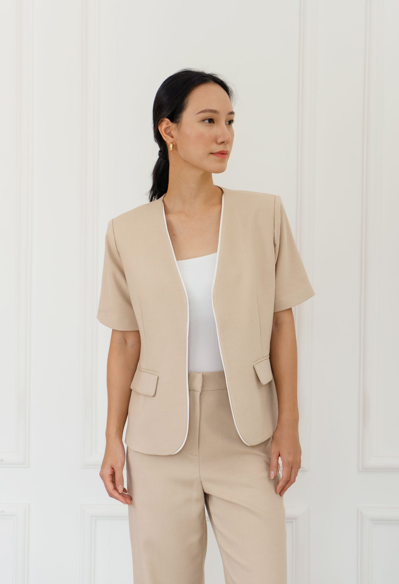 Vonda Blazer Khaki