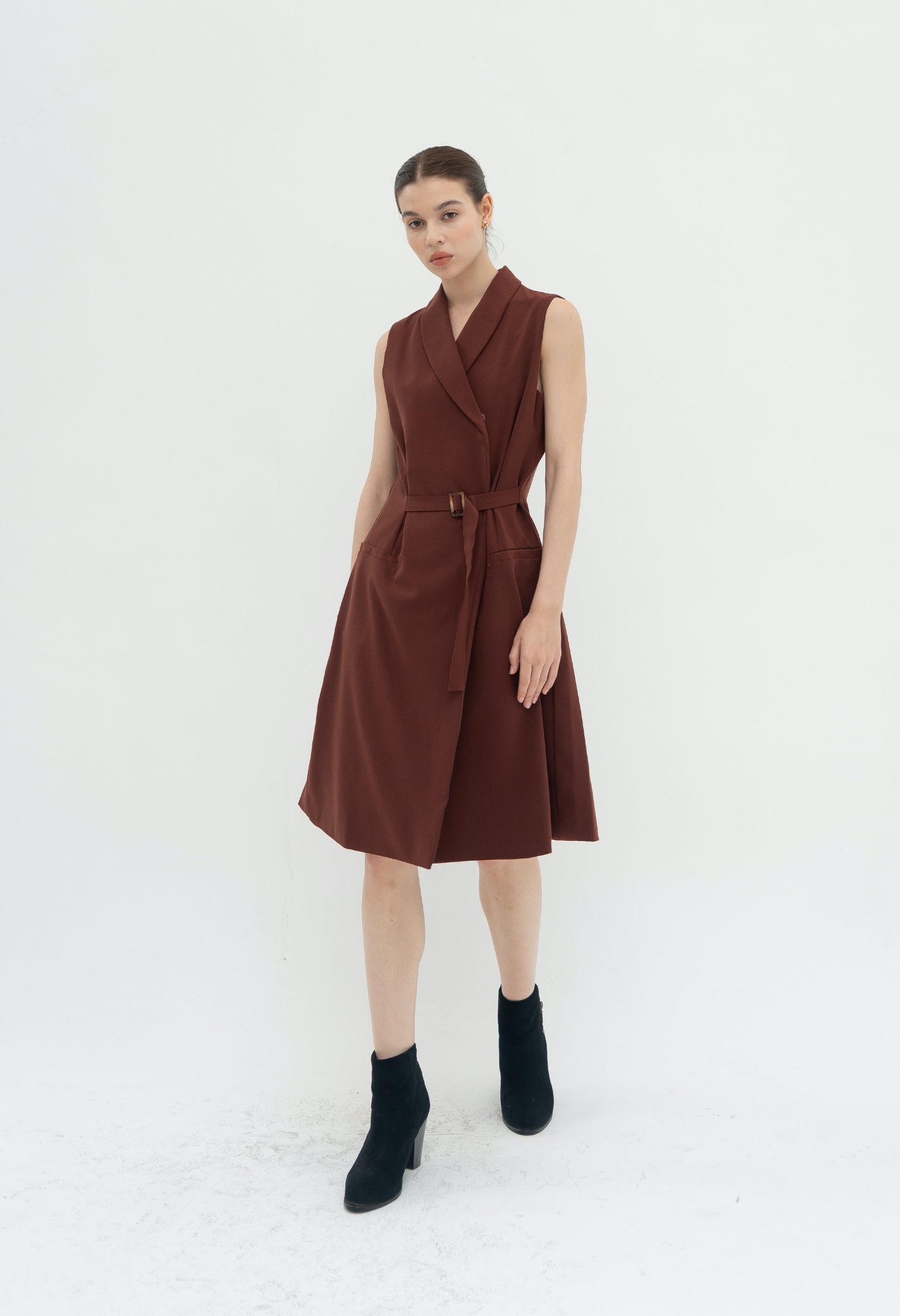 Edith Dress Caramel