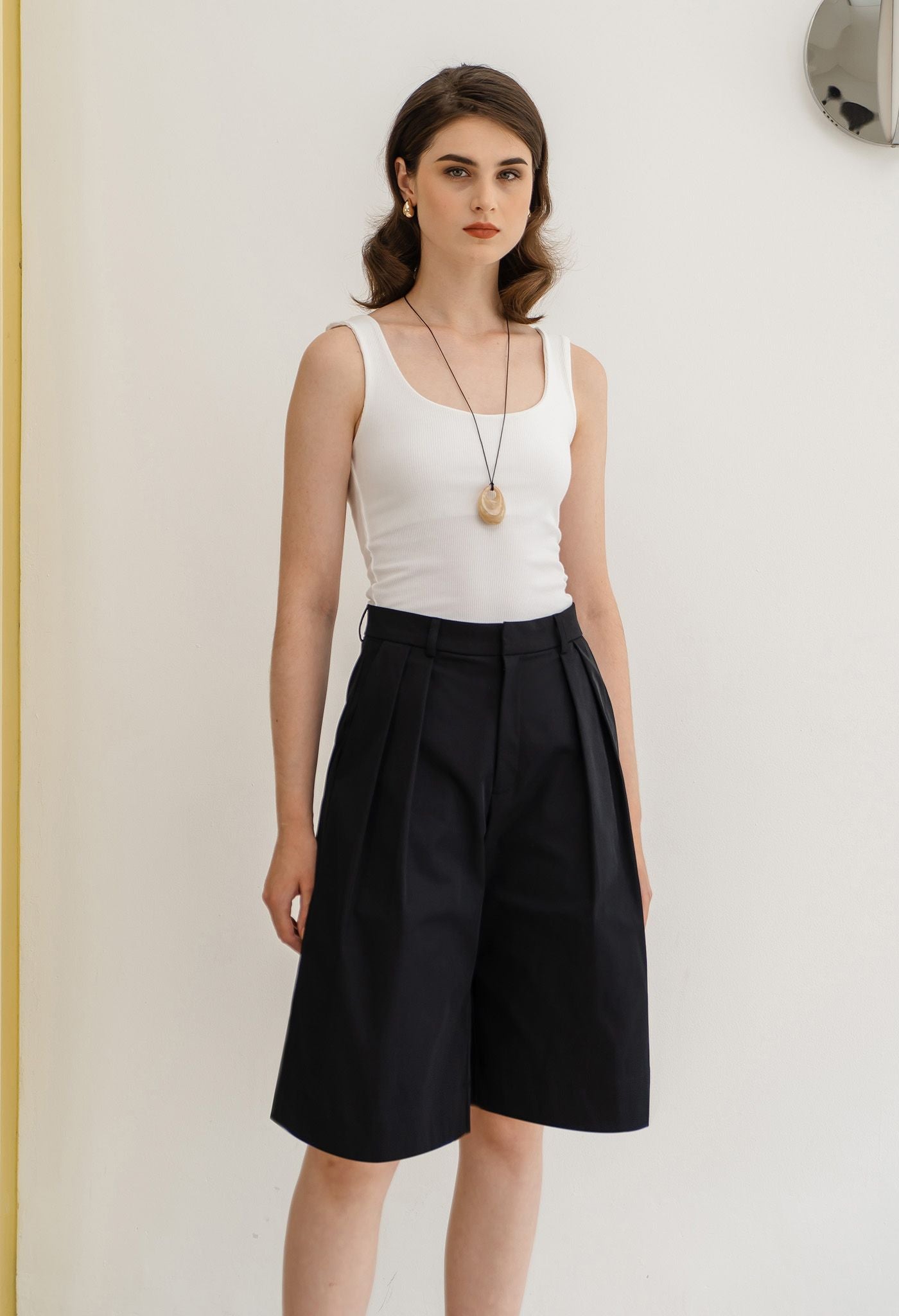 Otto Bermuda Pants Black
