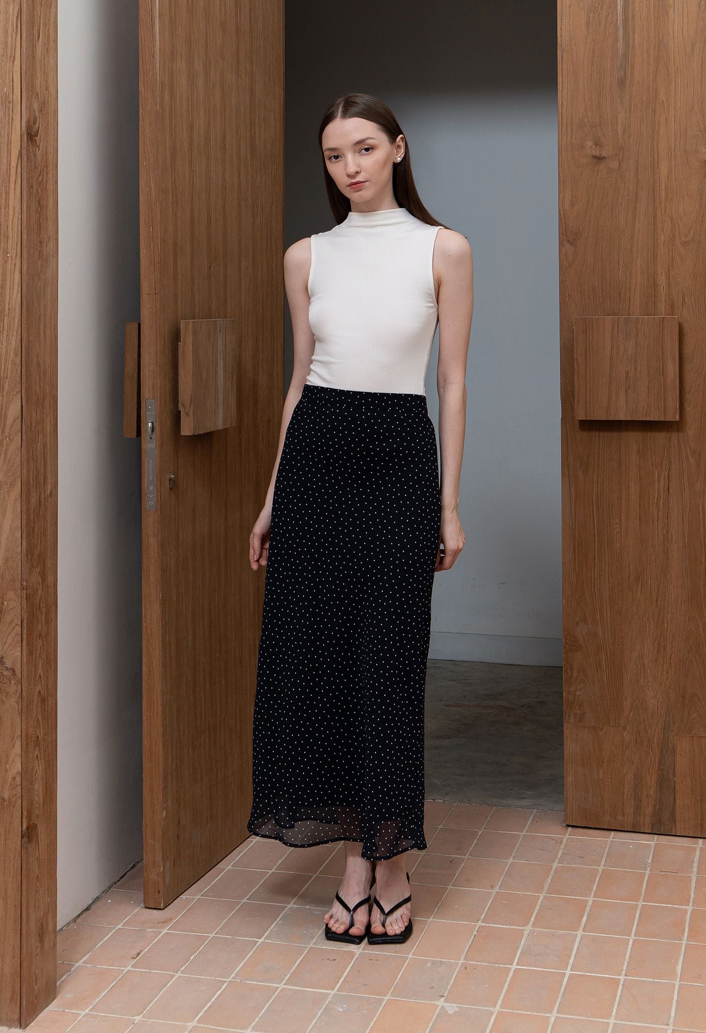Maris Skirt in Dark Navy