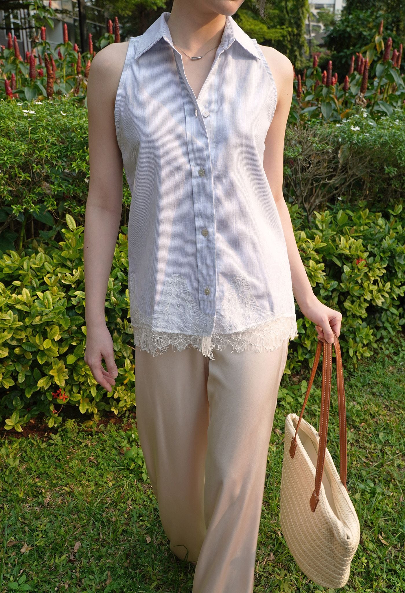 Freya Shirt Blue Stripes