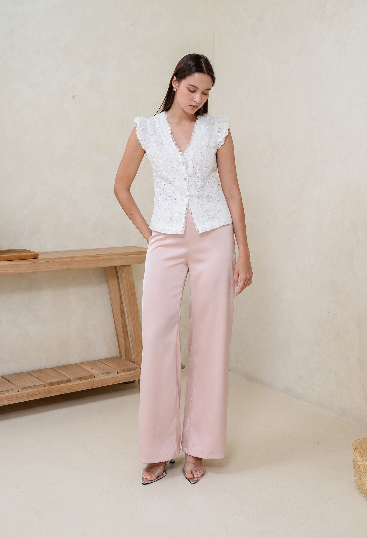 Faye Pants Soft Pink