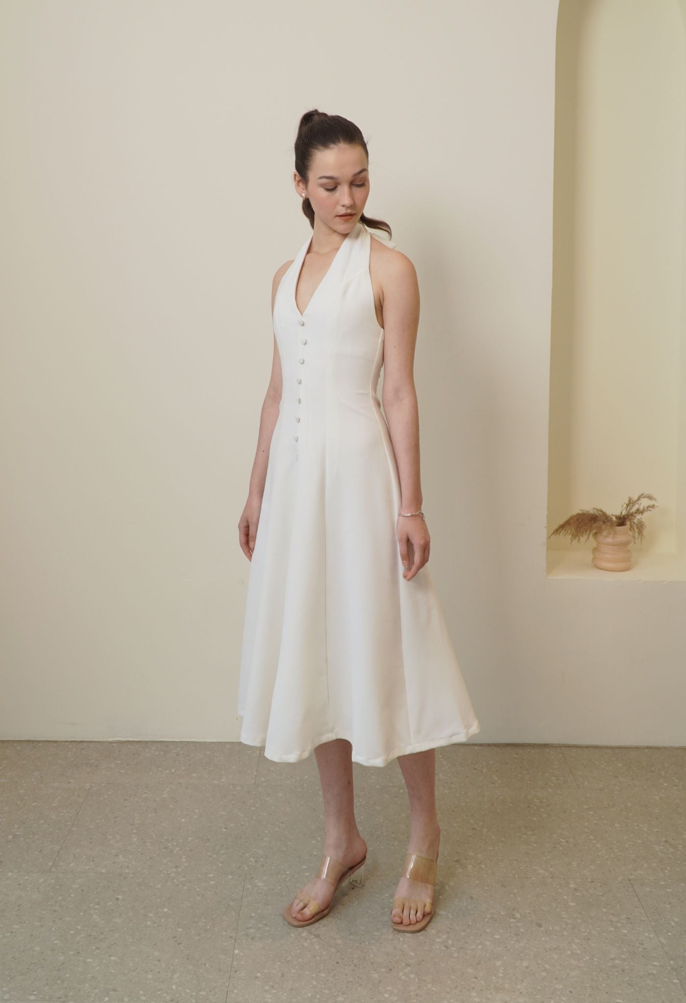 Isola Dress White