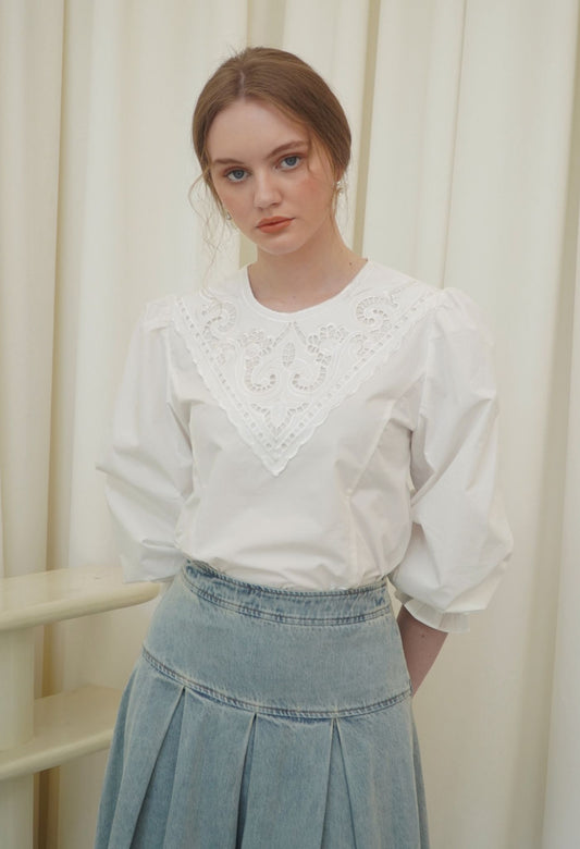 Eden Blouse White