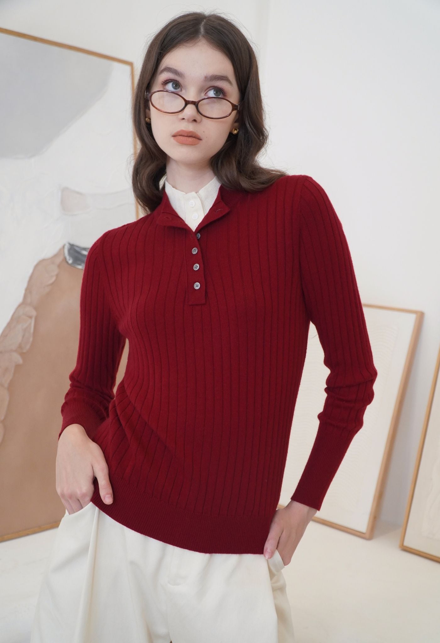 Doris Sweater Red
