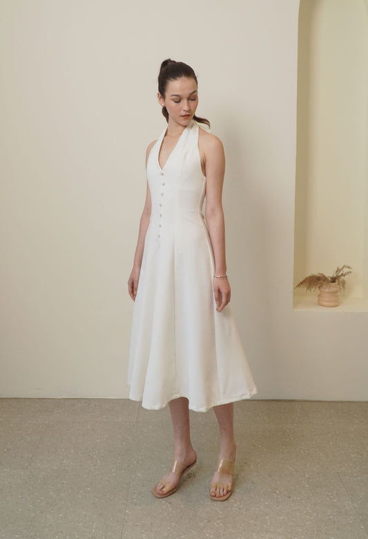 Isola Dress White