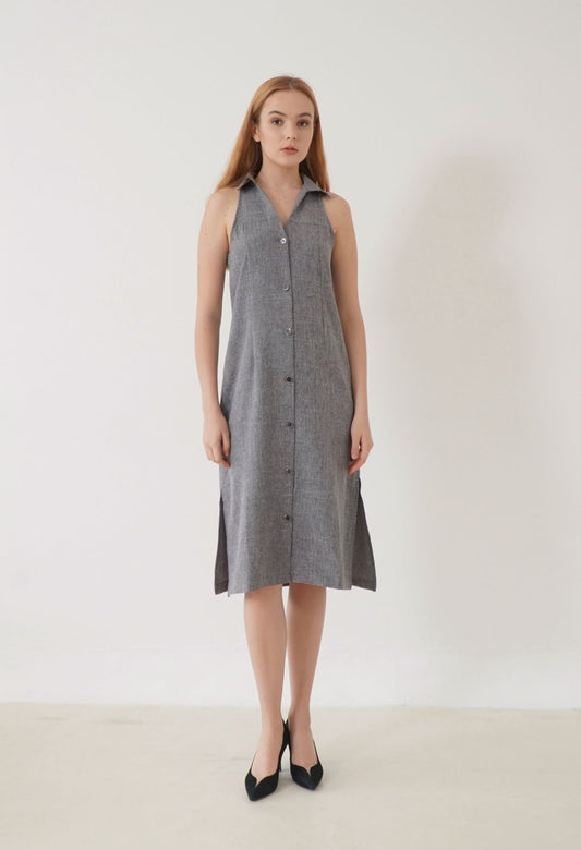 Rhea Dress Grey