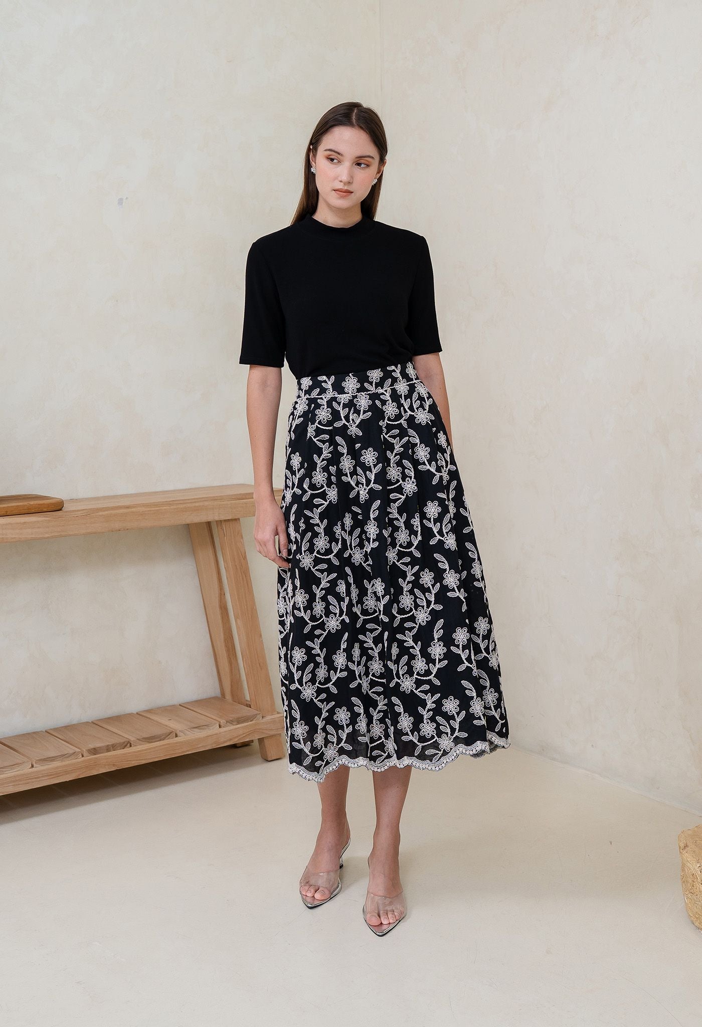 Posie Skirt Black