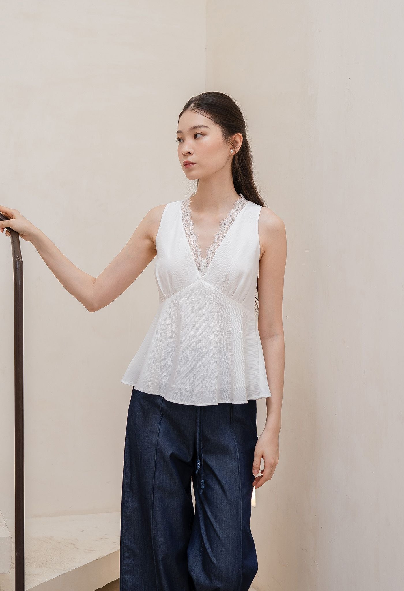 Soleil Top White