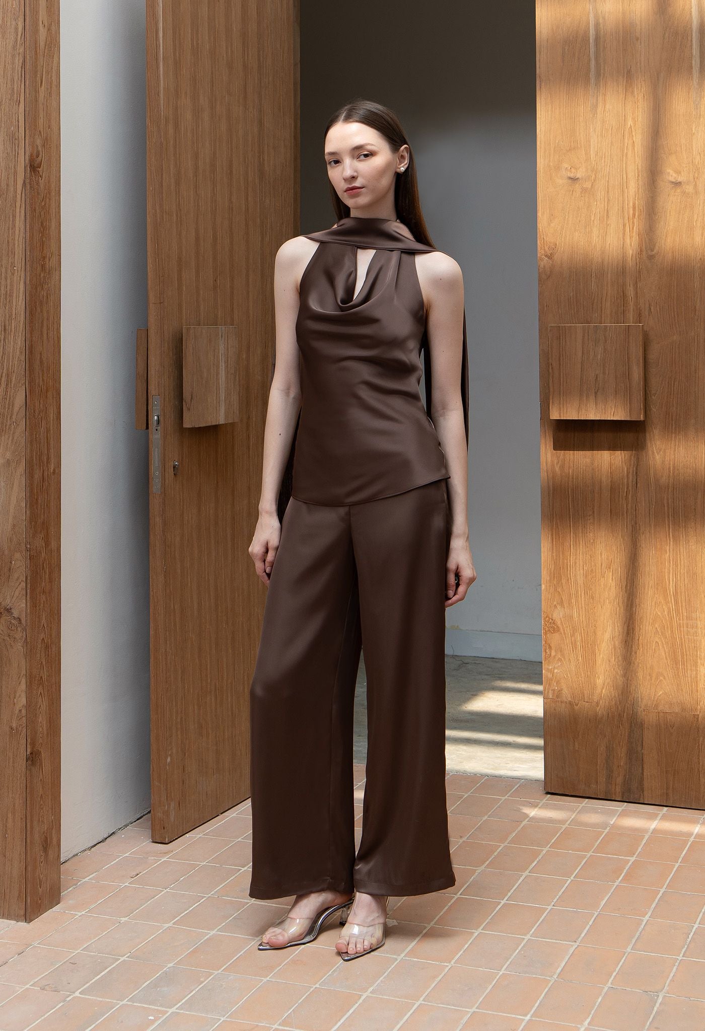 Mare Top in Taupe