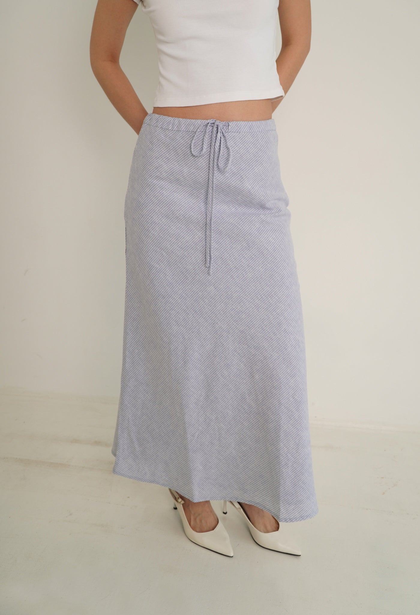 Alda Skirt Dusty Blue