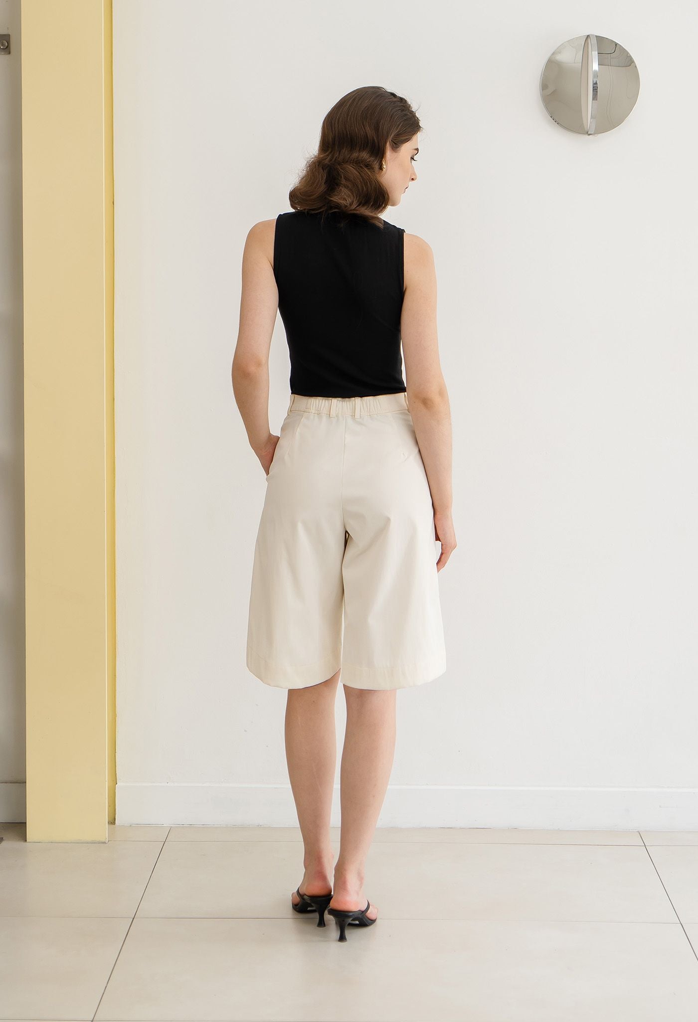 Otto Bermuda Pants Cream