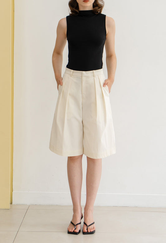 Otto Bermuda Pants Cream