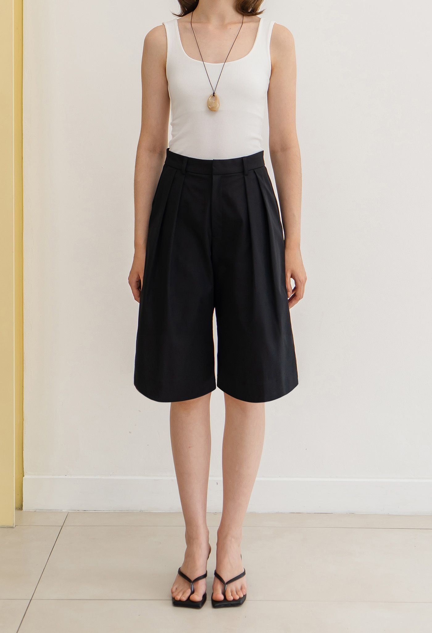 Otto Bermuda Pants Black