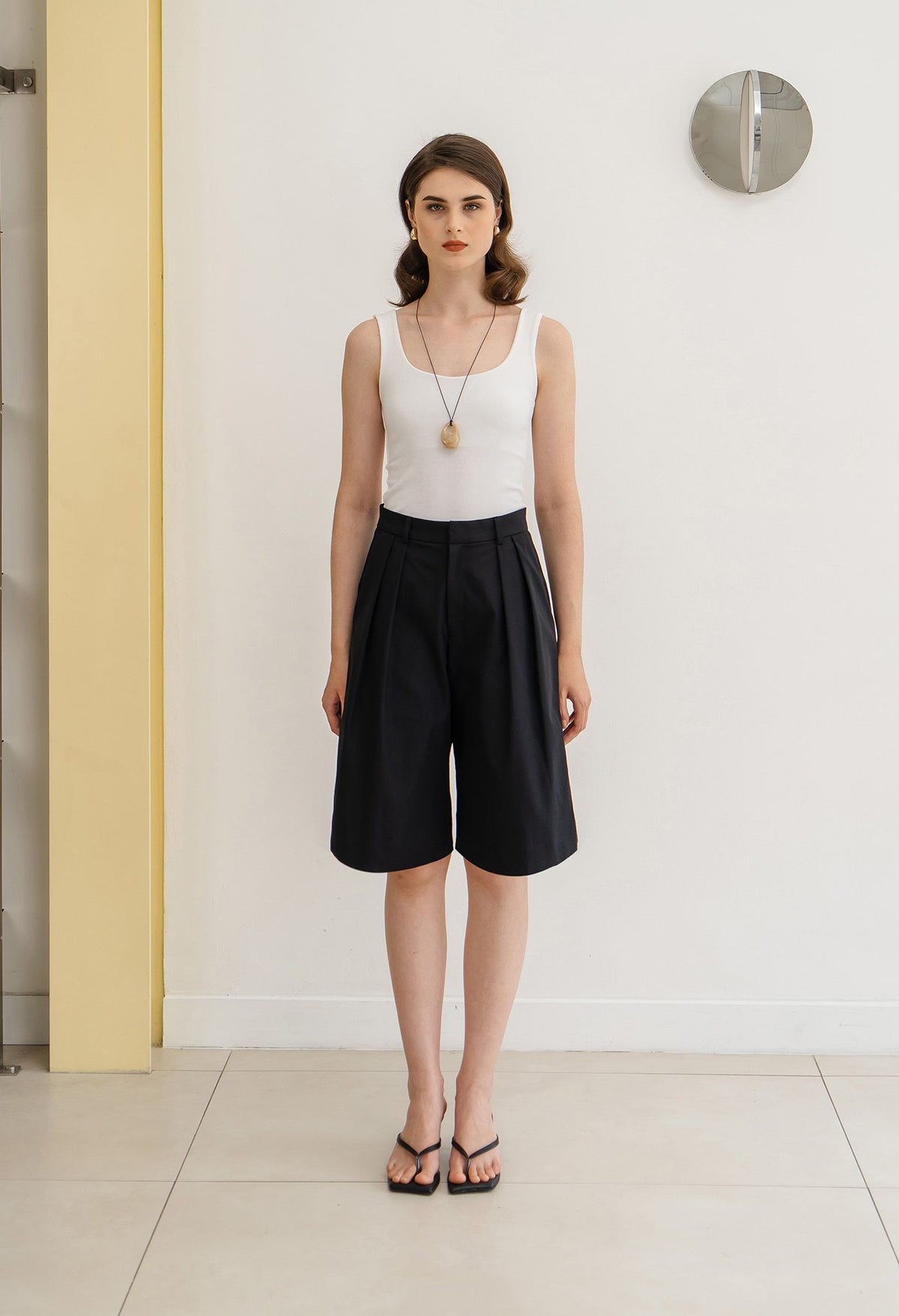 Otto Bermuda Pants Black