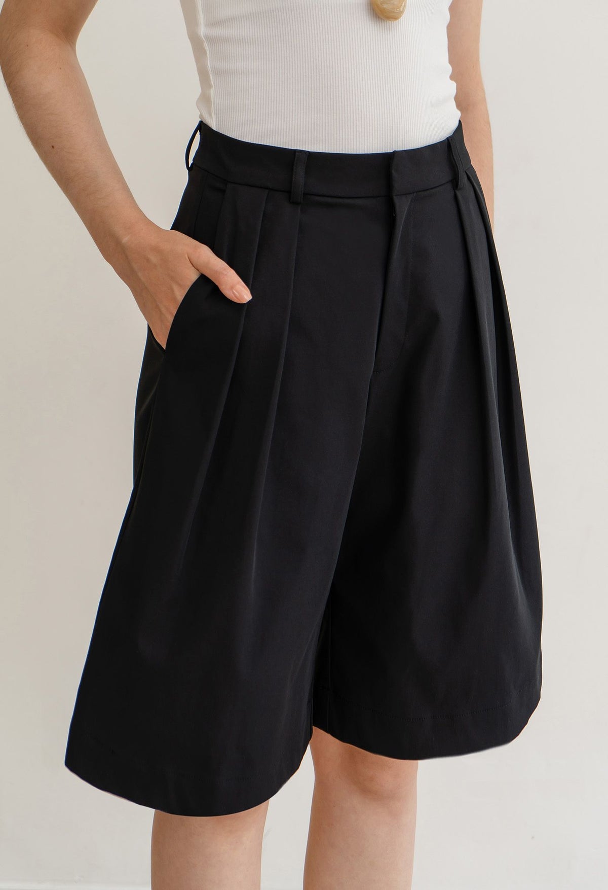Otto Bermuda Pants Black