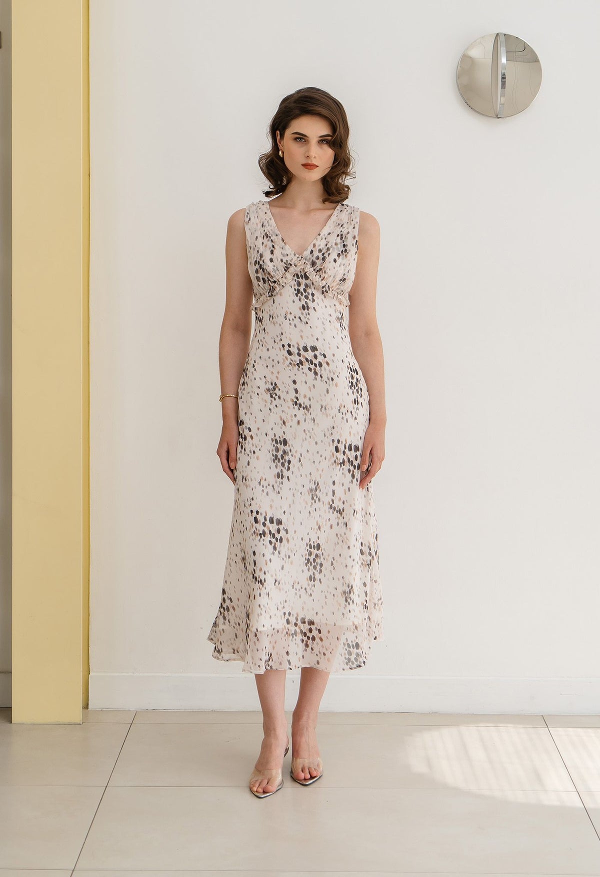 Gillian Dress Beige