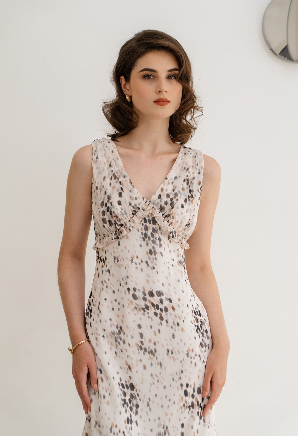 Gillian Dress Beige
