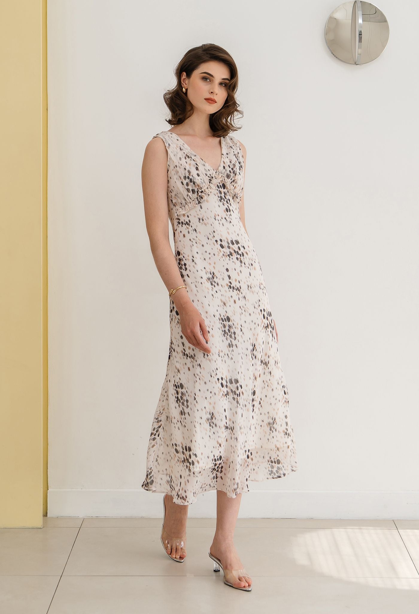 Gillian Dress Beige