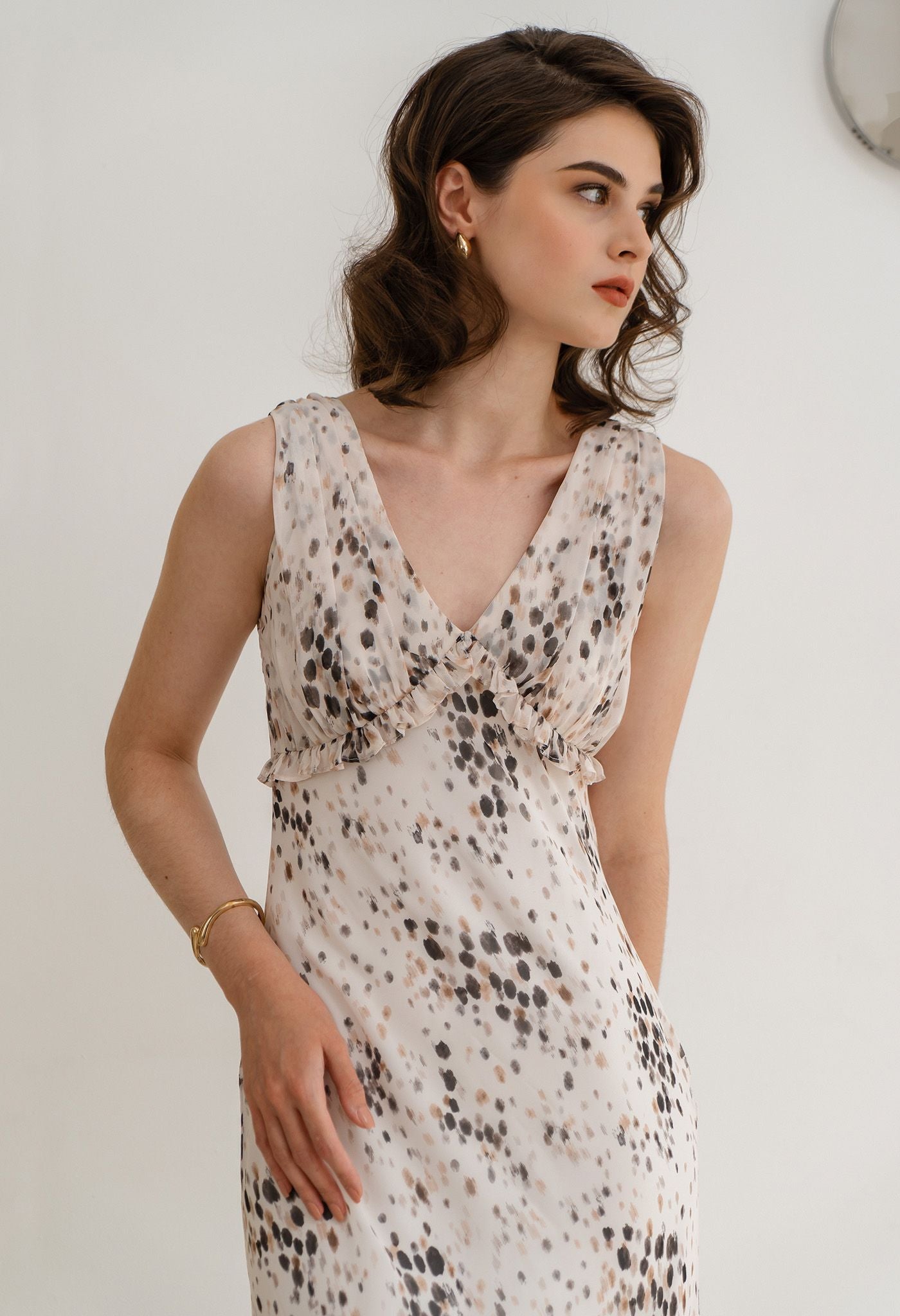 Gillian Dress Beige