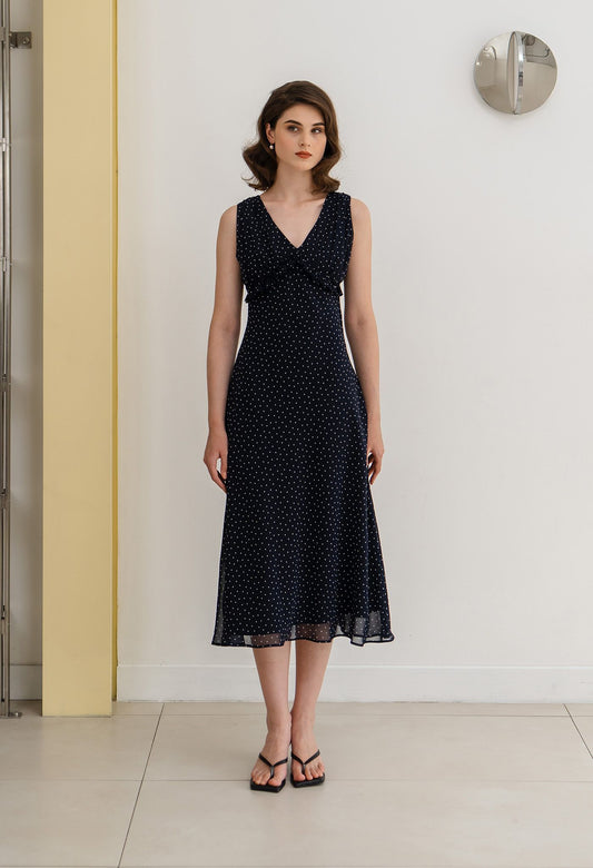 Gillian Dress Dark Navy