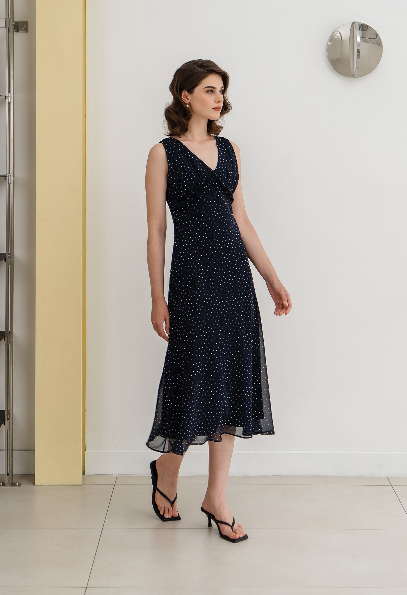Gillian Dress Dark Navy