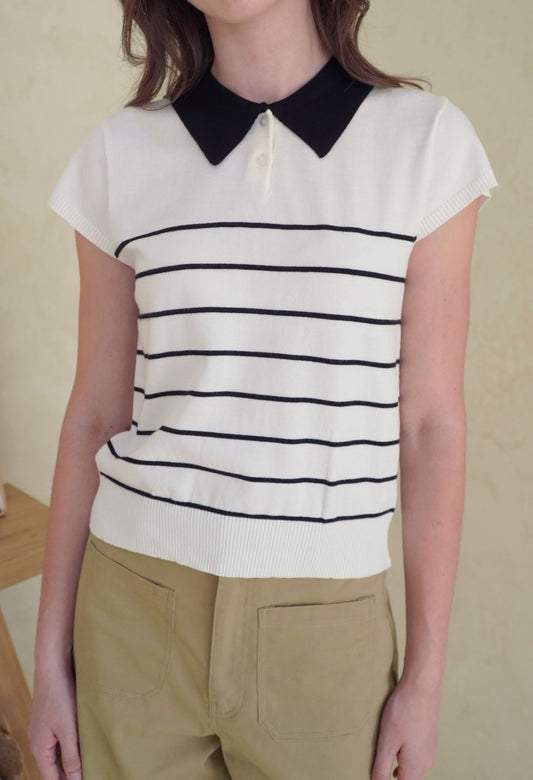 Greta Top Stripes