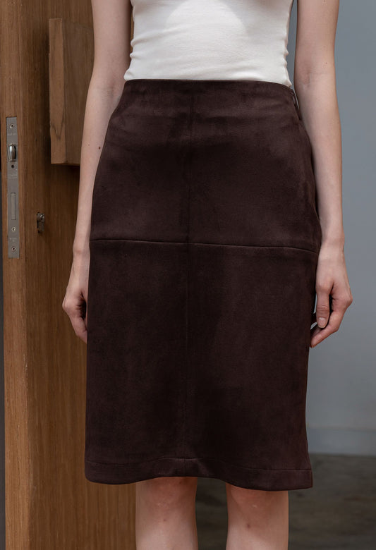Vlada Skirt in Mahogany