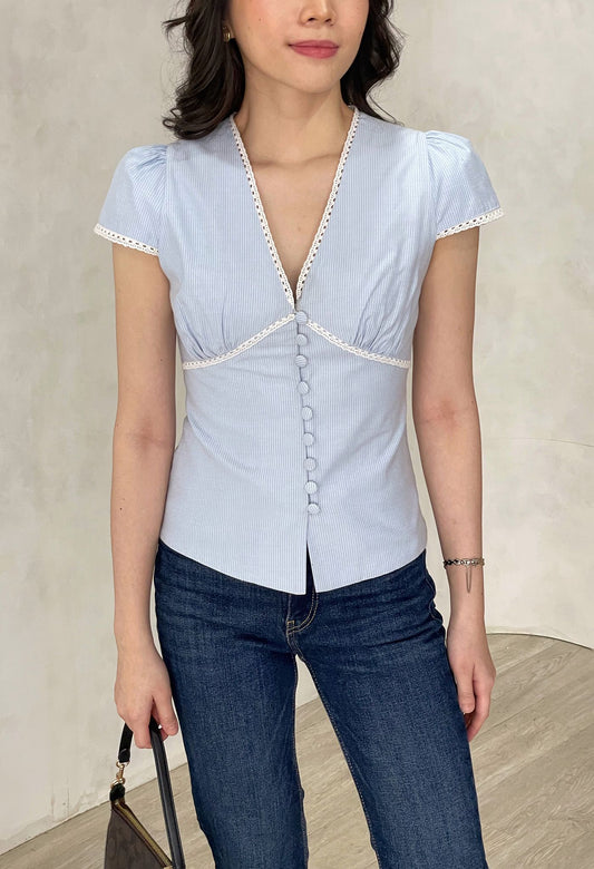 Ophelia Top Sky Blue